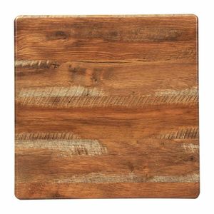 Square Laminate Table Top Planked Oak 700mm - CZ852 - 1