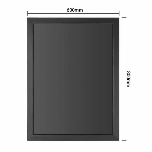 Olympia Wallboard Black Wooden Frame 600x800mm - CU991 - 7
