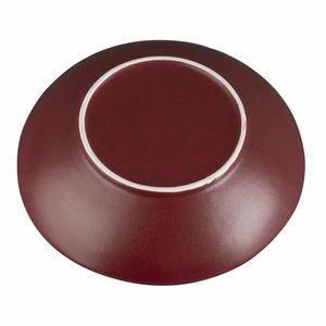 Olympia Build A Bowl Red Flat Bowl - 250x45mm (Box 4) - CU124 - 3