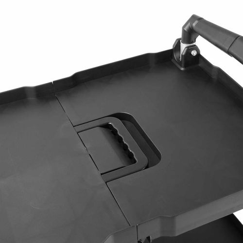 Vogue 3 Tier PP Folding Trolley Black Small - CK113 - 5