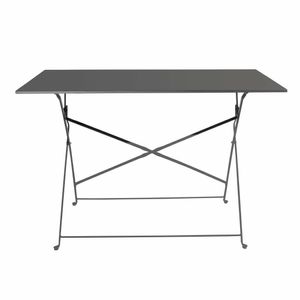 Bolero Pavement Style Folding Table Black 1100mm x 700mm - CH968 - 3