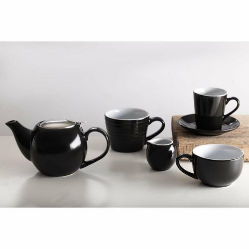 Olympia Cafe Aroma Mug Black - 340ml (Pack of 6) - CU959 - 4