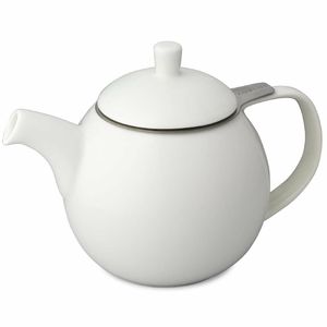 Forlife White Curve Teapot 45oz - DX495 - 1