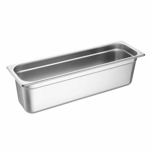 Vogue Stainless Steel Gastronorm 2/4 Tray 150mm - FU264 - 3