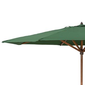 Rowlinson Picnic Table 4ft with Green Parasol 2.7m & Base 15kg - HP889 - 3