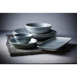 Dudson Evo Azure Rectangular Platters Blue 254x101mm (Pack of 6) - HX218 - 3