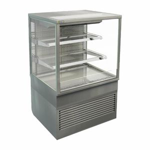 Cossiga Tower BTG Open Front Freestanding Multideck Display Fridge w/Hinged Stainless Rear Door 900mm - HT510 - 1