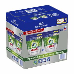 Ariel Professional All-In-1 Pods Washing Liquid Laundry Detergent Regular (Pack of 100) - DZ458 - 3