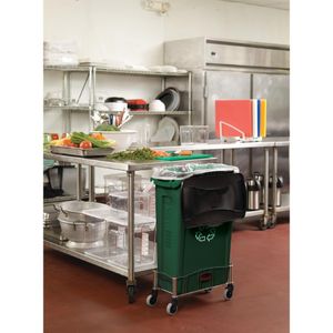 Rubbermaid Slim Jim Hinge Lid Black - HY031 - 3