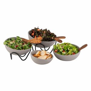 APS Buffet Stand Wave Black 200x95mm - HY308 - 3