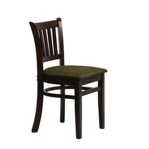 Manhattan Dining Chair in Dark Walnut with Shetland Forest Seat (Pack of 2) - HX805 - 3