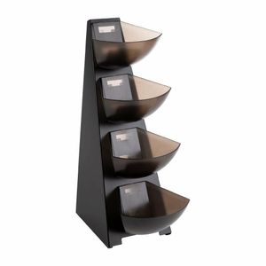 APS Four-Tier Multi Rack Black 190x310x530mm - HY246 - 1