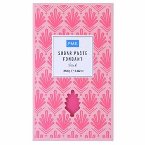 PME Sugar Paste Fondant Pink 250g - HU302 - 1