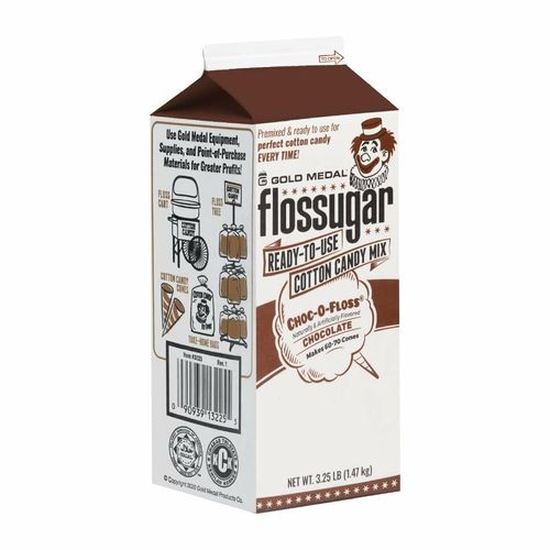 Flossugar Chocolate Ready to Use Cotton Candy Mix 1.47kg - HS994 - 3