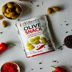 Mr Filbert's Green Olives Chilli & Black Pepper 50g (Pack of 12) - FU482 - 3