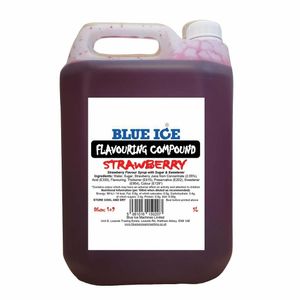 Blue Ice Strawberry Ice Cream Milkshake Flavouring Compound 5Ltr - FU112 - 1