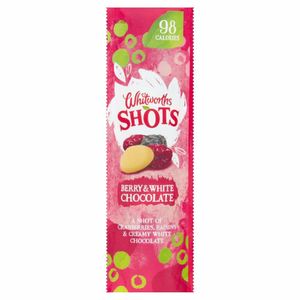 Whitworths Berry and White Chocolate Shots 25g (Pack of 14) - DZ489 - 1