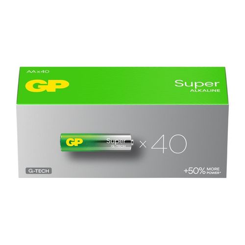 GP Super G-Tech Battery AA (Pack of 40) - FX179 - 2