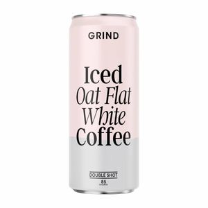 Grind Iced Oat Latte Coffee Cans 250ml (Pack of 8) - KA274 - 1