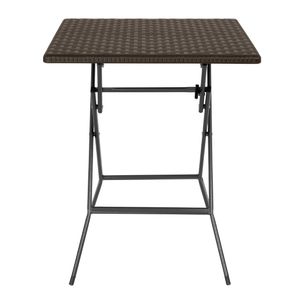 Bolero Square Folding Table Brown 620mm - GR773 - 3