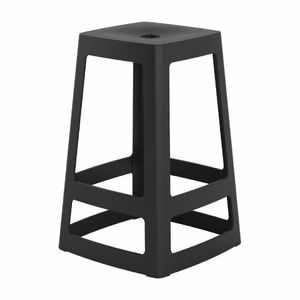Origin Base Mid Stool Traffic Black 430x430x560mm (Pack of 2) - HX785 - 1