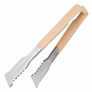 Vollrath Versagrip Tongs Flat Tan 9.5'' - HY166 - 1