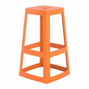 Origin Base High Stool Signal Orange 450x450x750mm (Pack of 2) - HX788 - 1