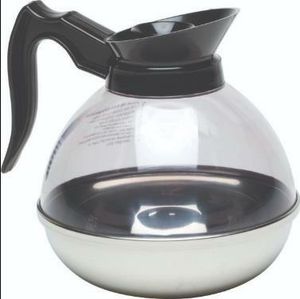 Coffee Decanter Clear Top/ S/ St. Base 1.9L/ 64oz - 1