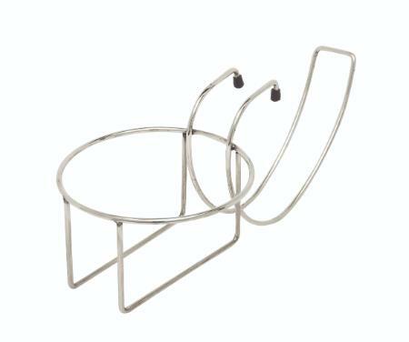 Chrome Plated Table Edge Bucket Holder - 1
