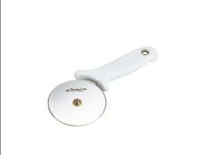 Genware Pizza Cutter White Handle - 1