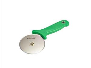 Genware Pizza Cutter Green Handle - 1