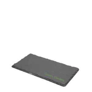 Custom Branded Natural Edge Slate Platter (20x11cm) - 1