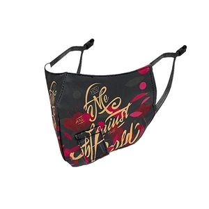 Custom Branded Straw Hole Fabric Face Mask - 3