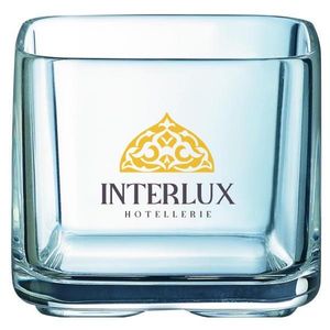 Custom Branded Mekkano Tall Square Glass Dish (390ml/13.2oz) - 1