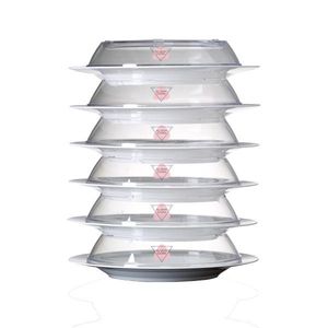 Custom Branded Premium Clear Plate Cover (22cm) - 1