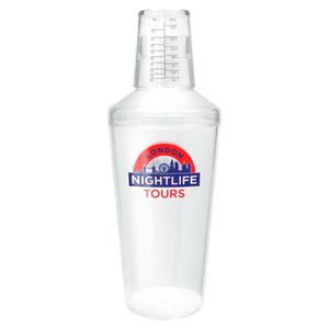 Custom Branded Manhattan Plastic Cocktail Shaker - 3