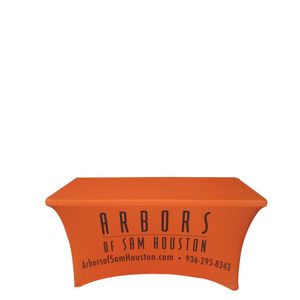 Custom Branded Full Coverage Stretch Tablecloth (4ft Table) - 1