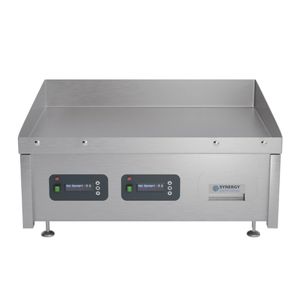 Synergy GRID900E-S Electric Griddle with Smooth Mild Steel Top & Garnish Rail - JA969 - 1