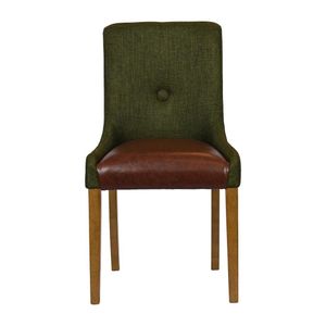 Bath Weathered Oak Dining Chair with Forest Back & Espresso Seat (6 Pack) - JA296 - 3