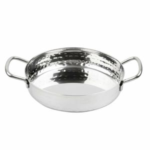 Olympia Table Presentation Handled Dish Stainless Steel Hammered 125mm - HY110 - 3