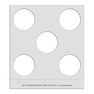 Eddie Manual Tray 5 Circles 35mm Macaron - AT725 - 1