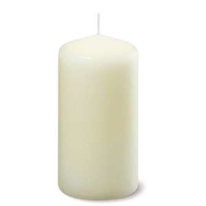 Ivory Pillar Tall 5inch Candle - Case 6 - CB020 - 1