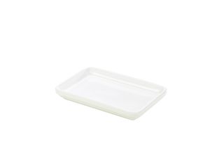 Genware Porcelain Deep Rectangular Dish 20 x 14 x 2.5cm/ 8 x 5.5 x 1 (Pack of 6) - 351720 - 1