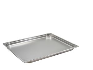 St/St Gastronorm Pan 2/1 - 40mm Deep - GN21-40 - 1