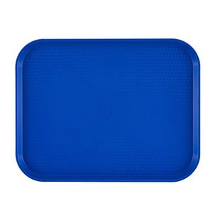 Cambro Navy Blue Fast Food Tray 410x300mm - 1