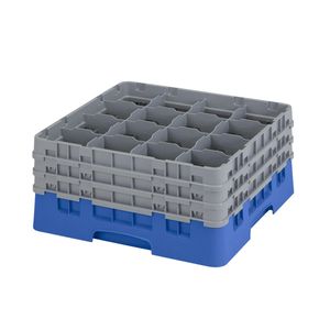 Cambro H196mm Blue 16 Compartment Camrack - 1