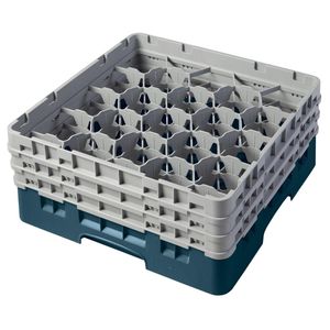 Cambro H174mm Teal 20 Compartment Camrack - 1