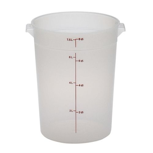 Cambro 7.6L Polypropylene Translucent Round - 1
