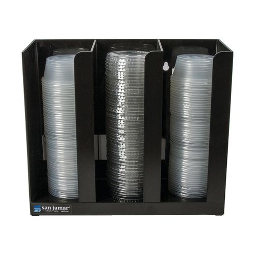 San Jamar 2- 3 Adjustable Portion Cup & Lid Organiser - 2