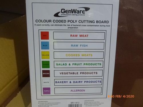 GenWare Brown Low Density Chopping Board 18 x 12 x 1 - BR11812 - 4